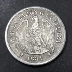 1881 Mexico Eagle 1 Pesos Copper Coin 5 Se0d57f293c3f403abbc006f5b8939d1c4