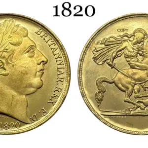 Antique George III Replica Coin 1820 10 Se0dbacf7d03743259a5df2512fcdf59eC