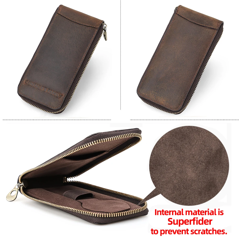 Leather Watch Pouch for 17cm Watches 5 Leather Watch Pouch for 17cm Watches - Image 5