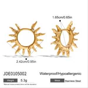 Stainless Steel Sun Pattern Hoop Earrings 13 Se122001b642f4f3b9f144fb7be7a53b7f 2