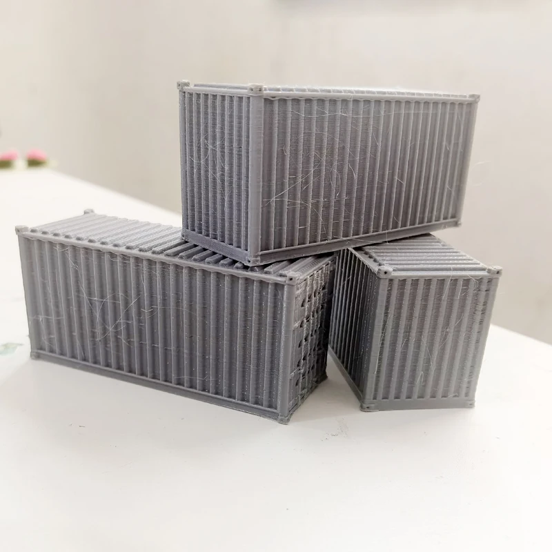 Model Train Shipping Containers Set 1:87 Scale 2 Model Train Shipping Containers Set 1:87 Scale - Image 2