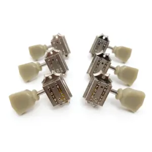 Vintage Chrome Guitar Tuner Set with Ivory Heads 7 Se13f2f932e7848f1bfac0c2377202decD