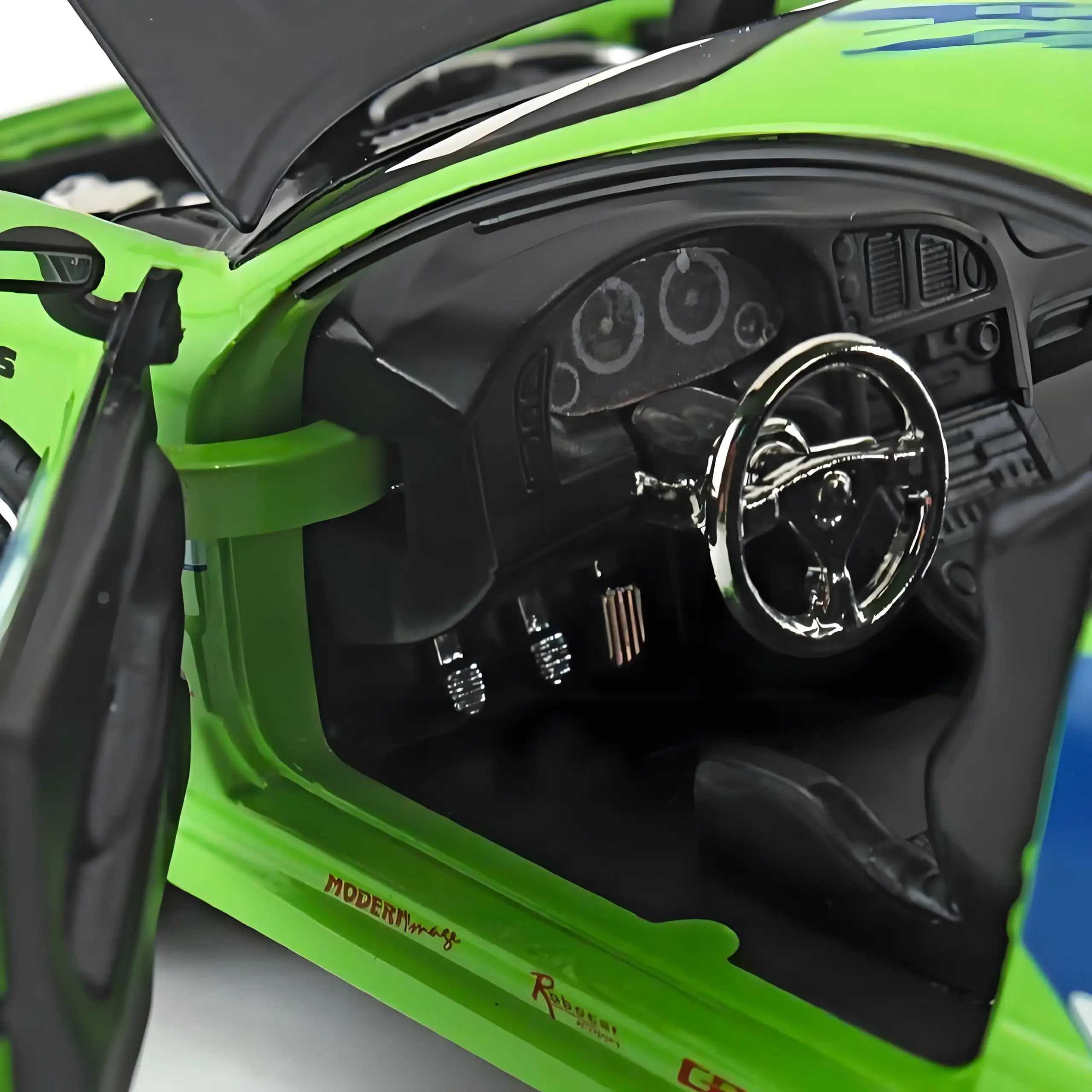 Vivid Lime Green 1:24 Diecast Race Car Model 6 Vivid Lime Green 1:24 Diecast Race Car Model - Image 6