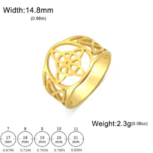 Celtic Knot Stainless Steel Ring for Adults 19 Se158019e40a44f5b835d640db8bcbd4bT 6