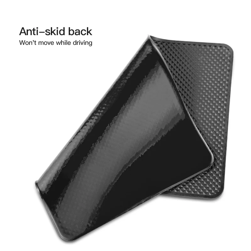 Black PVC Dashboard Anti-Slip Mat 20×13 cm 4 Black PVC Dashboard Anti-Slip Mat 20×13 cm - Image 4
