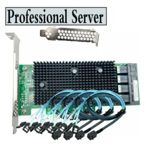 16-Port 12Gbps SAS/SATA HBA PCIe Card