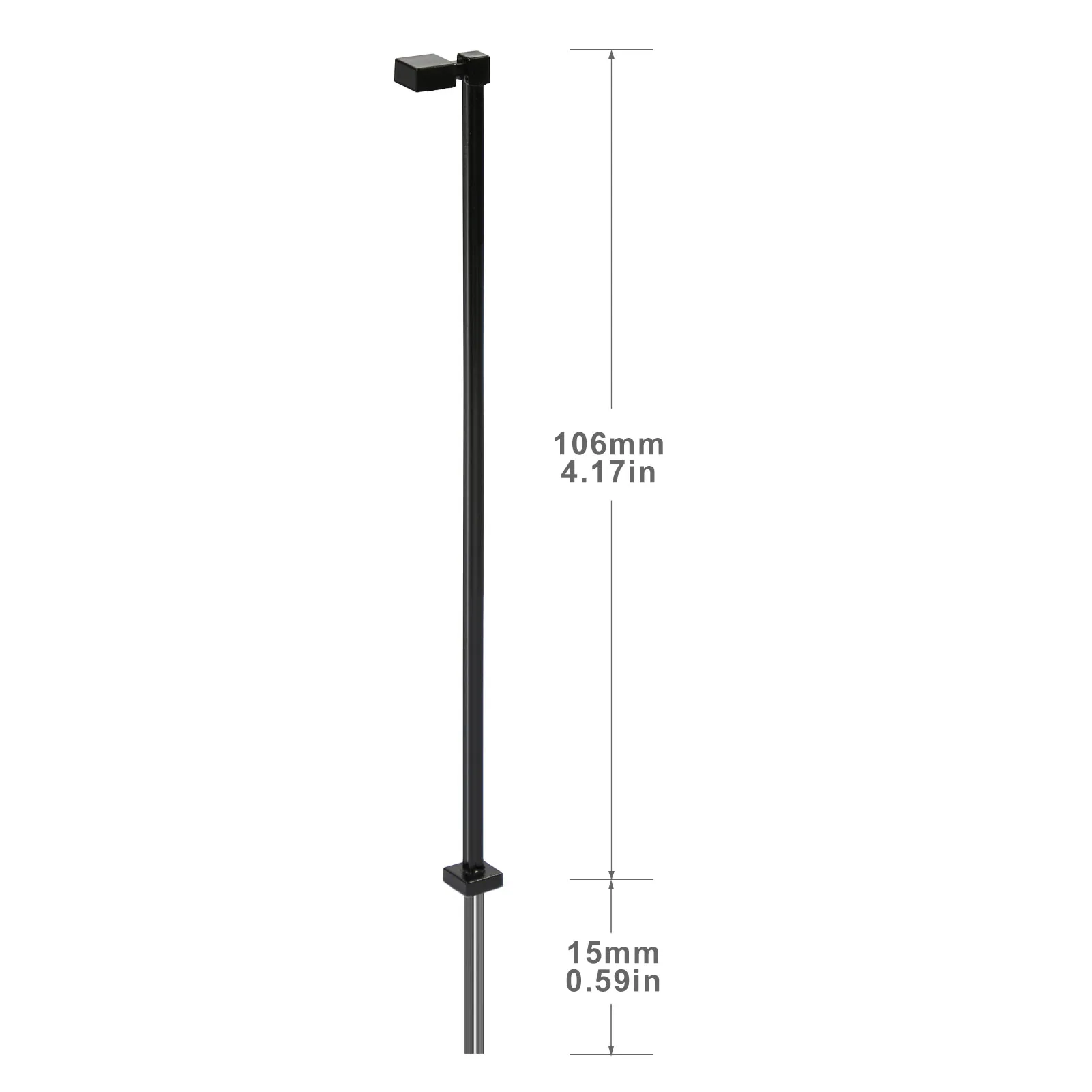 Set of 10 Modern Black Metal Street Lamps 7 Set of 10 Modern Black Metal Street Lamps - Image 7
