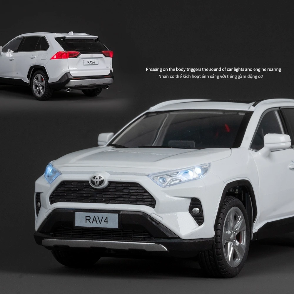 1:24 RAV4 SUV Diecast Model Car for Collectors 2 1:24 RAV4 SUV Diecast Model Car for Collectors - Image 2