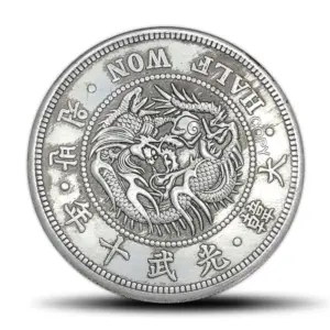 Antique Copper Coin with Chinese Dragon Design 5 Se1b0ba9d0dd147a99f89ec2b6572052dG