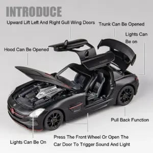 Mercedes-Benz SLS AMG 1:32 Diecast Model 11 Se1bc30d9a94244f7b13a7720af68c971n