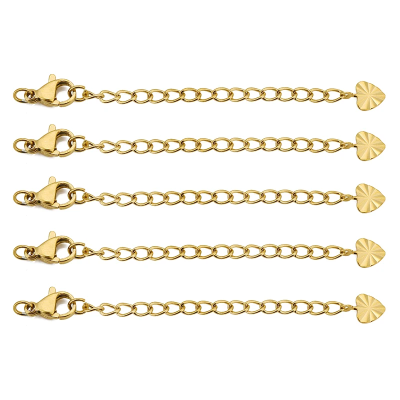 18k Gold-Plated Stainless Steel Extension Chain Set 7 18k Gold-Plated Stainless Steel Extension Chain Set - Image 7