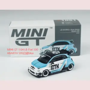 Mini GT 1:64 LB Fiat 500 ABARTH 595 Model 9 Se1f0a555ab3445c9947aae38ab3a8d9eO