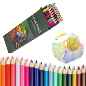 Vibrant 48-Color Artist Colored Pencil Set 12 Se20e8631ba03439f9f4fae6bfba77e19T