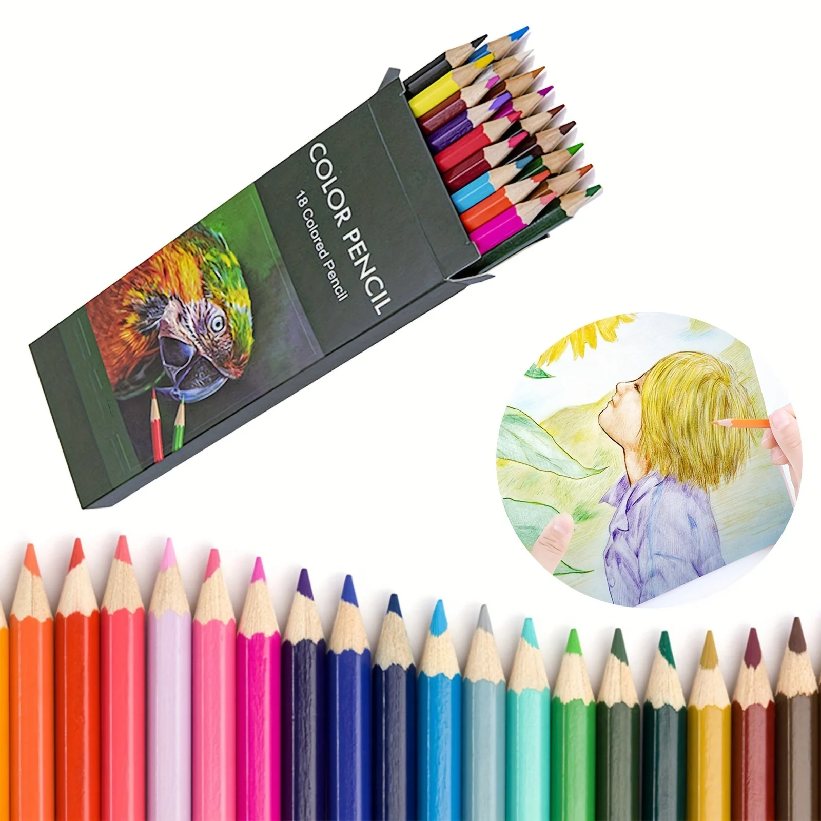 Vibrant 48-Color Artist Colored Pencil Set 3 Vibrant 48-Color Artist Colored Pencil Set - Image 3