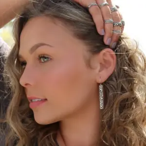 Vintage Silver Ethnic Drop Earrings 1-2cm 5 Se211ba5a142346188d064ba0f98139d1M