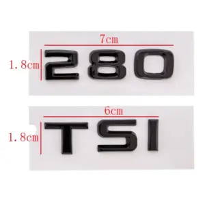Skoda 230-380 TSI Badge Set for Rear Trunk 13 Se2194e5a8fa44f12b2f66a2647dfbc72e
