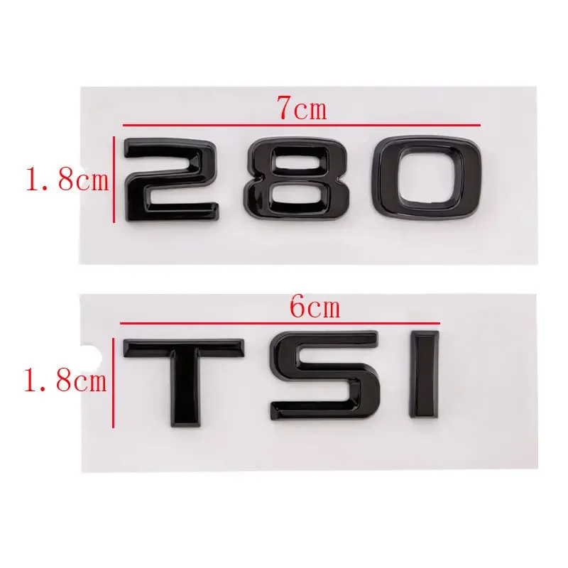 Skoda 230-380 TSI Badge Set for Rear Trunk 6 Skoda 230-380 TSI Badge Set for Rear Trunk - Image 6