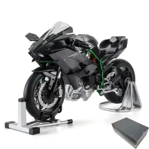 Kawasaki Ninja 500 H2R Diecast Model 1:6 Scale 15 Se21a91f677544d6387a27032b2dba63aV
