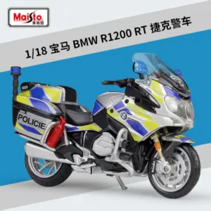 BMW R1200 RT Police Motorcycle Model 1:18 Scale 17 Se22d73e139b743769eb5a36e863c79f1G