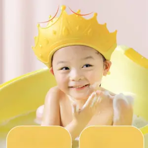 Bright Yellow Silicone Shower Hat for Kids 9 Se231d3752a92455fa59f73da4db8e901s