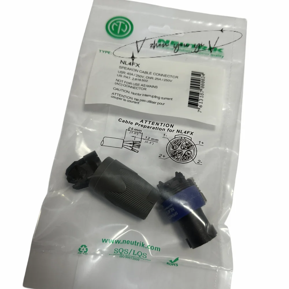 20-Piece NL4FX Speakon Amplifier Connector Set 3 20-Piece NL4FX Speakon Amplifier Connector Set - Image 3