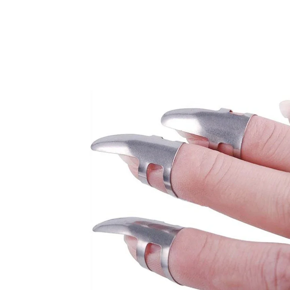 Stainless Steel Guitar Fingerpicks Set 6 Stainless Steel Guitar Fingerpicks Set - Image 6