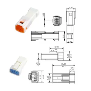 Waterproof Electrical Connectors Set 2P-8P 12 Se28f2ea8a769445f80d8a37f2c6c37eaa