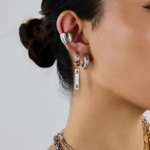 Modern Gold-Tone Stainless Steel Earring 12 Se290f3cd9b5940ff88251aeef3462f62o