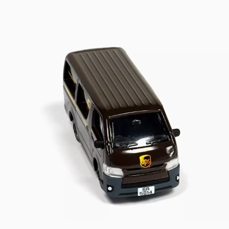 Black Hiace Alloy Van Model 1/64 Scale 2 Black Hiace Alloy Van Model 1/64 Scale - Image 2