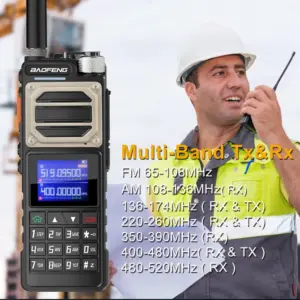 Multi-Band Handheld Radio Transceiver 65-520 MHz 10 Se2a942ad01ed4131bdc83070beb38f5cn