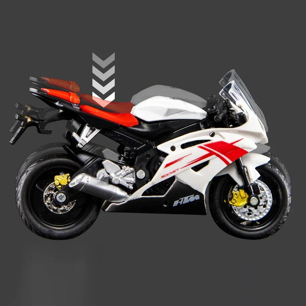 1:18 Scale Yamaha R6 Alloy Motorcycle Model 5 1:18 Scale Yamaha R6 Alloy Motorcycle Model - Image 5