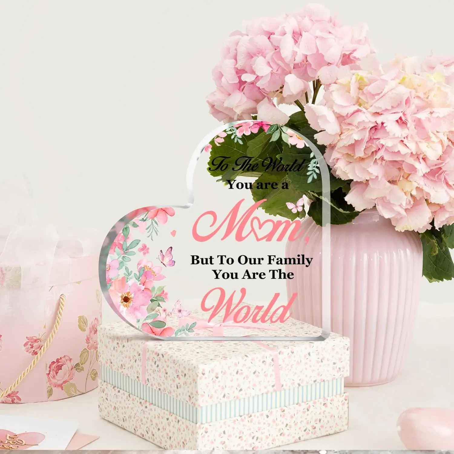 Love Mom Decorative Sign 3 Love Mom Decorative Sign - Image 3