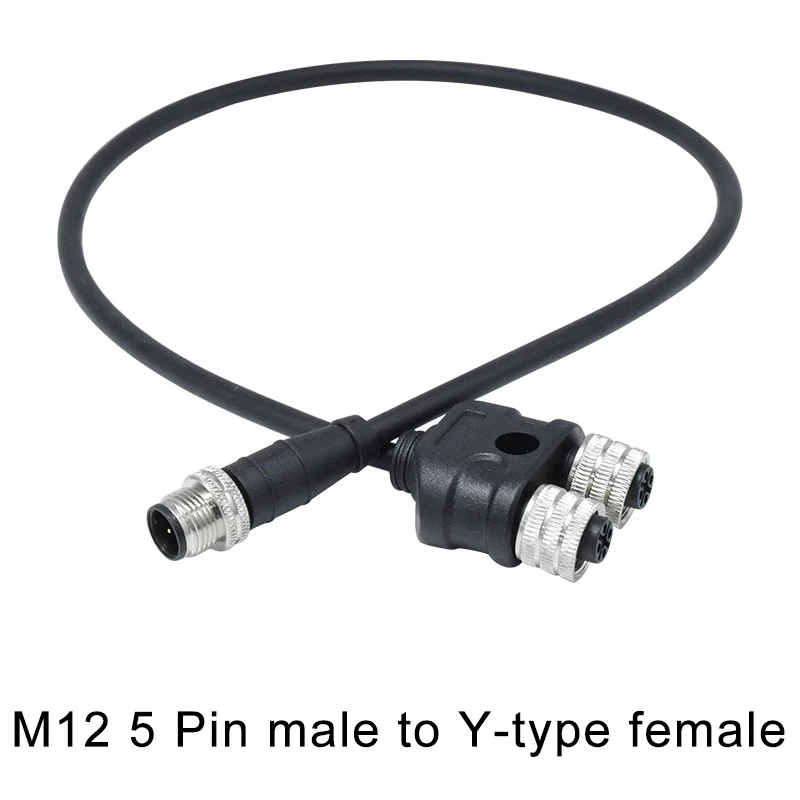 M12 5-Pin Waterproof Y-Adapter Connector 7 M12 5-Pin Waterproof Y-Adapter Connector - Image 7