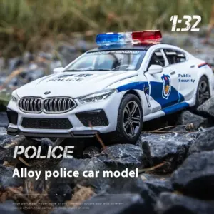 White BMW M8 Police Diecast Model 1:32 Scale 13 Se2eedd340fb242c7b5934d2d08437ebd7