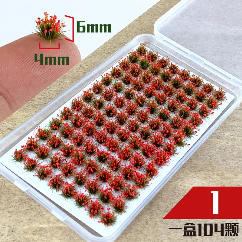 Miniature Flower and Grass Model Kit (104 Pieces) 9 Miniature Flower and Grass Model Kit (104 Pieces) - Image 9
