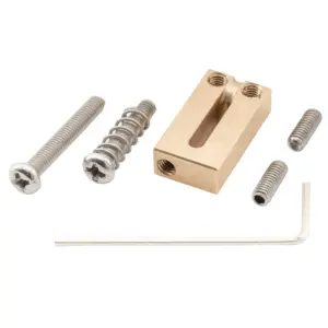 Gold Brass Guitar Saddles for Fender Strat/Tele 12 Se320ad928633468c988c9d08ba1c7685l 1