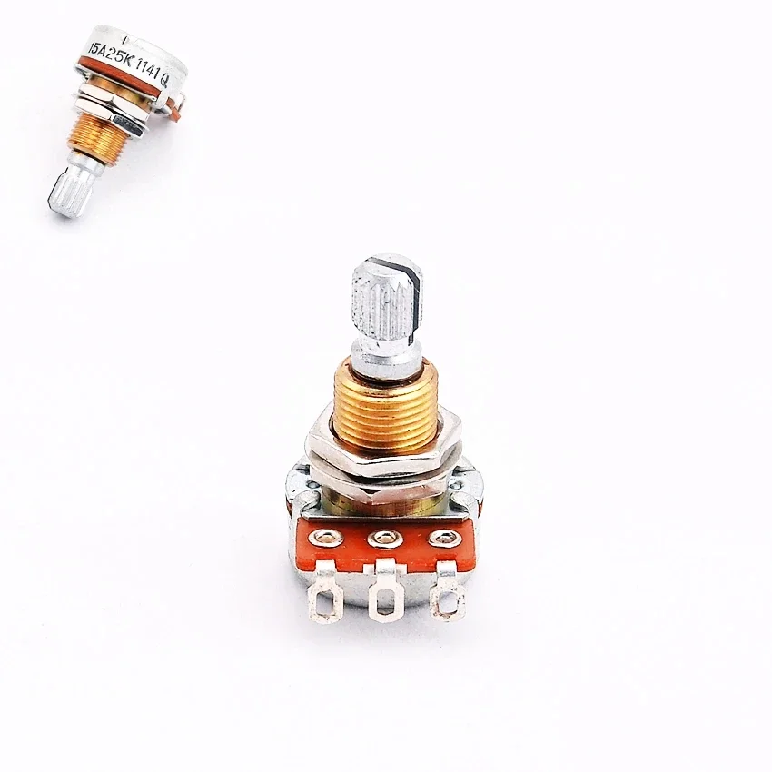 25K Brass Shaft Guitar Potentiometer Model 0111 7 25K Brass Shaft Guitar Potentiometer Model 0111 - Image 7