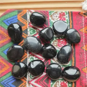 Polished Obsidian Quartz Crystal Stones Set 6 Se377eb9c11224ab991a7b04d89ca03d2j