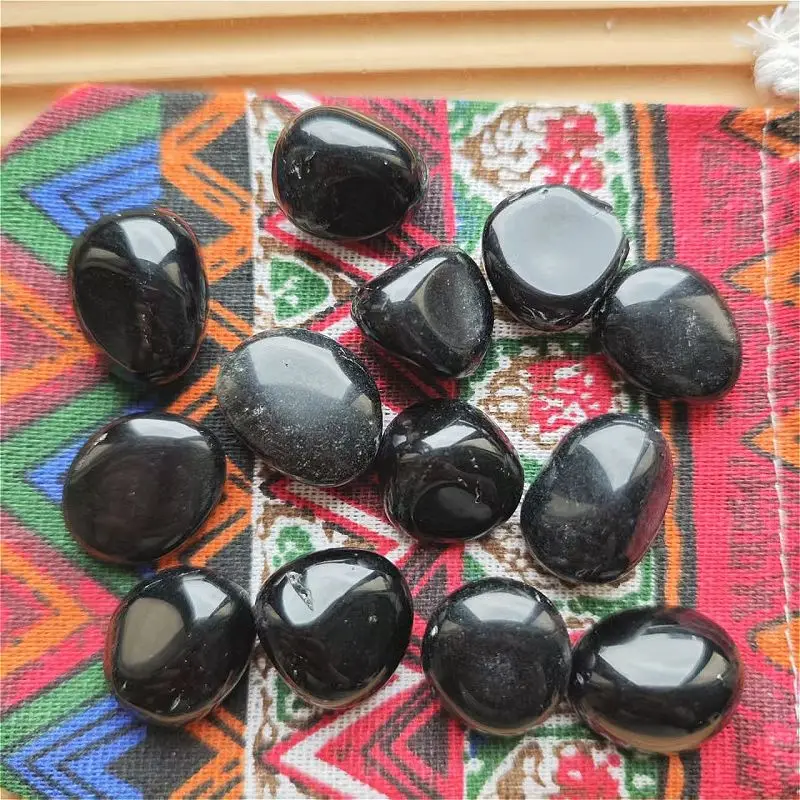 Polished Obsidian Quartz Crystal Stones Set 2 Polished Obsidian Quartz Crystal Stones Set - Image 2