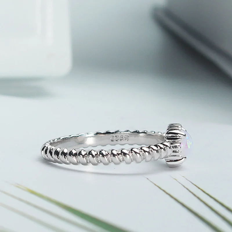 Bohemian Opal Ring for Women 4 Bohemian Opal Ring for Women - Image 4