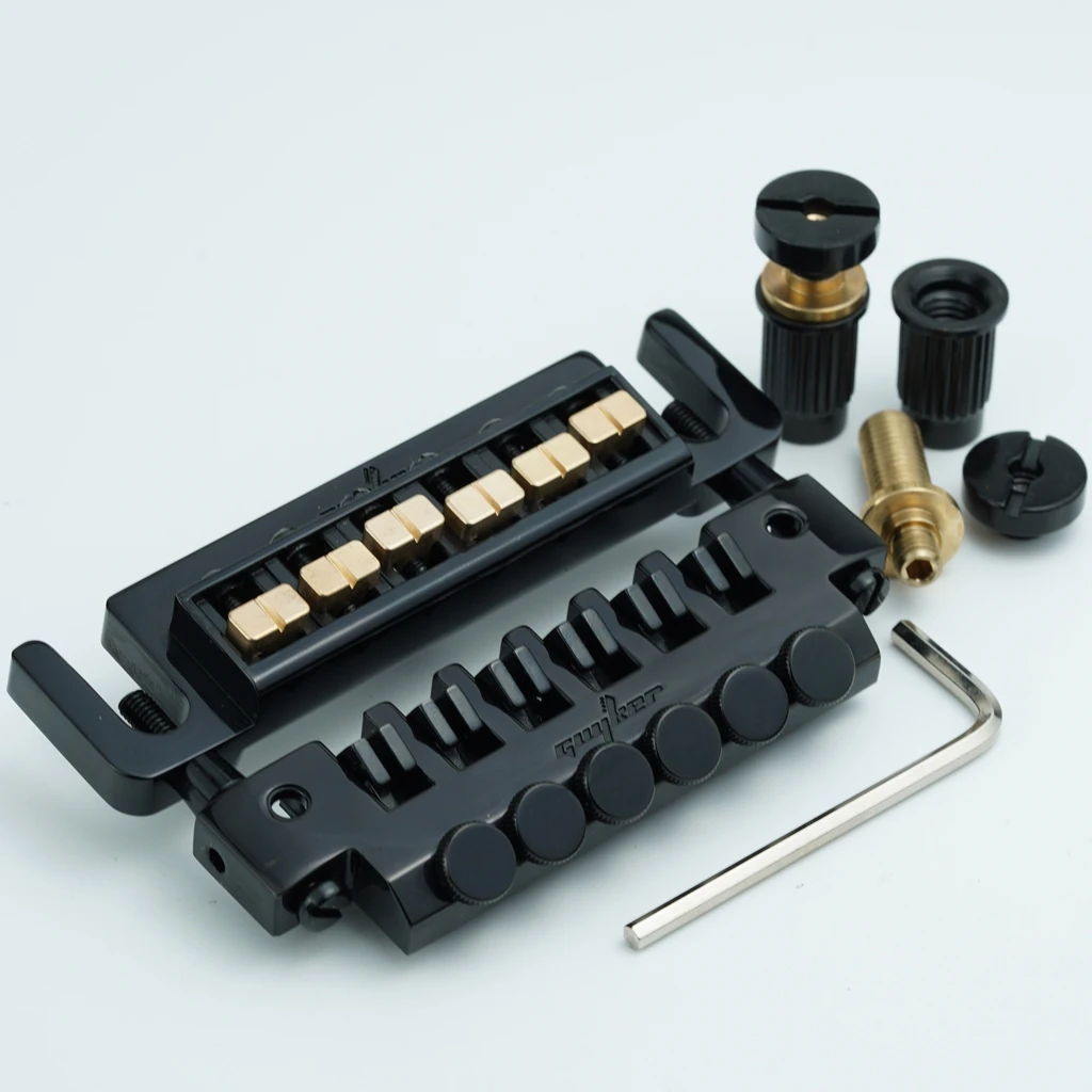 GM004 Wraparound Guitar Bridge & TP2 Tailpiece Set 4 GM004 Wraparound Guitar Bridge & TP2 Tailpiece Set - Image 4