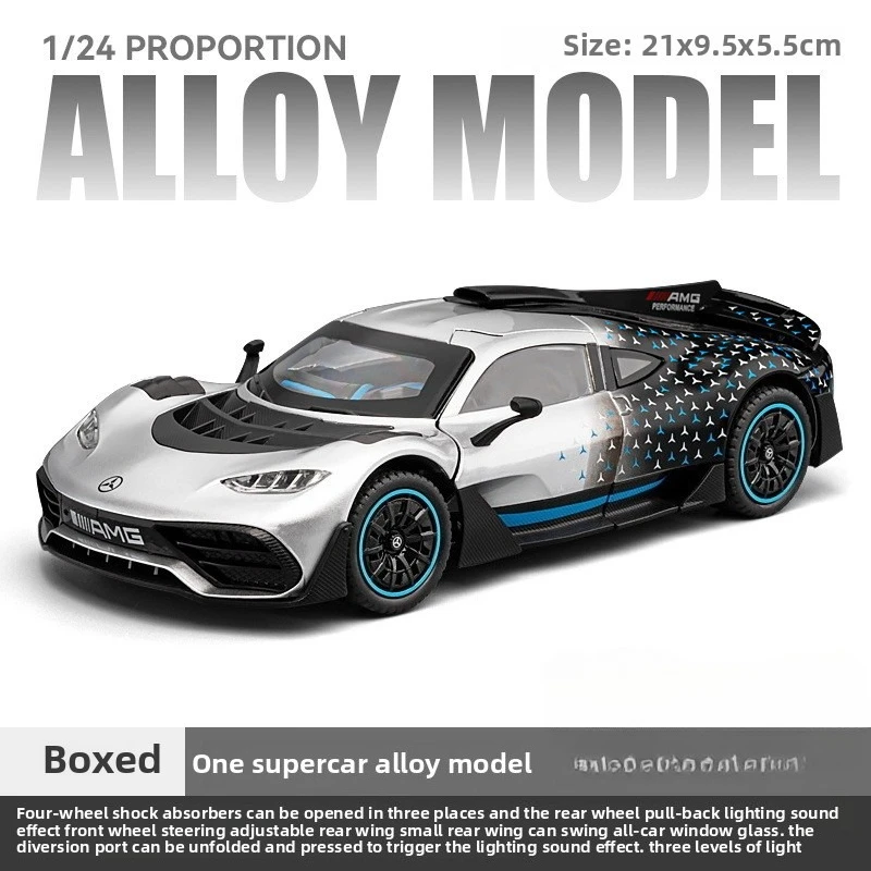 Mercedes-Benz AMG ONE GTR 1:24 Die-Cast Model Car 6 Mercedes-Benz AMG ONE GTR 1:24 Die-Cast Model Car - Image 6
