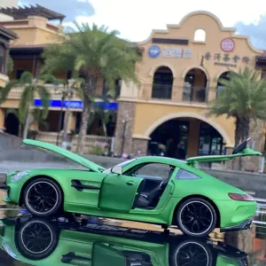 Green Mercedes Benz AMG GTR 1:24 Diecast Model 10 Se393059012c4460197774544307cb4cbB