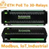 30-Channel Industrial Ethernet Relay Module