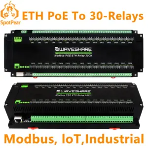 30-Channel Industrial Ethernet Relay Module