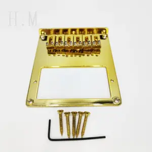 6-String Metal Electric Guitar Bridge in Silver, Gold, Black 10 Se39cdb7d2bb24f61b06ddae291b01286C