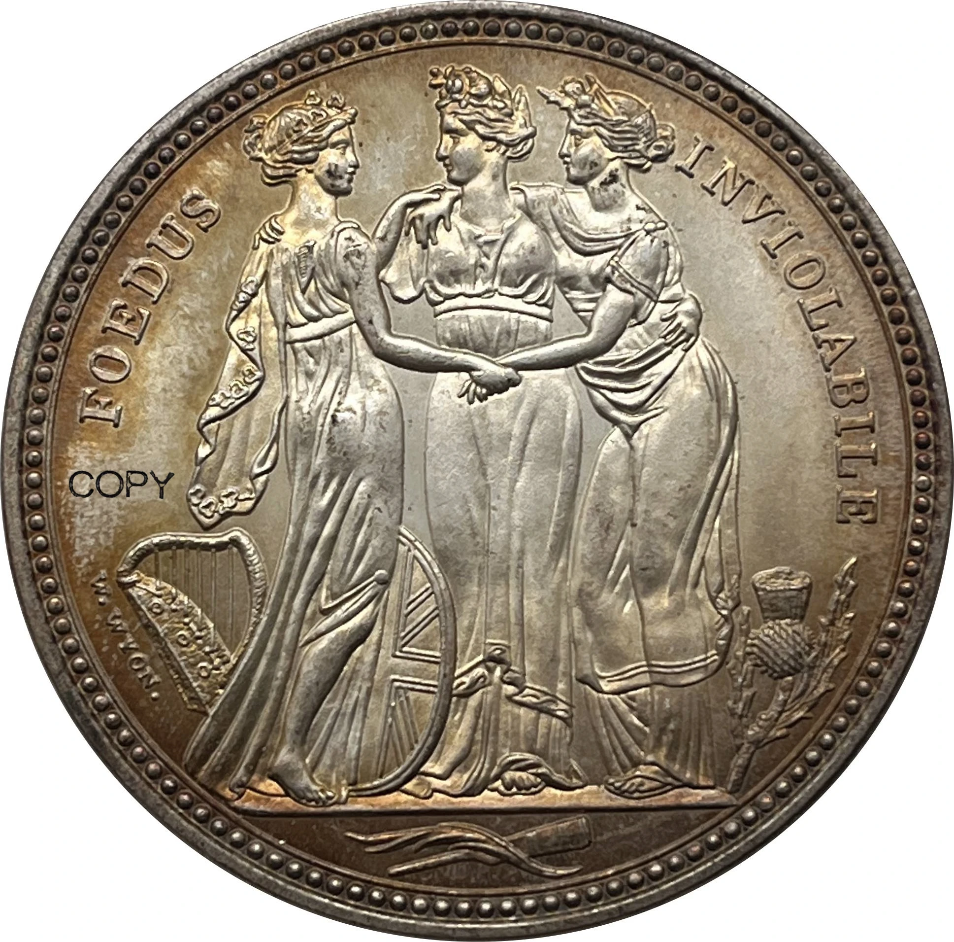 King George III 1817 Replica Coin 4 King George III 1817 Replica Coin - Image 4