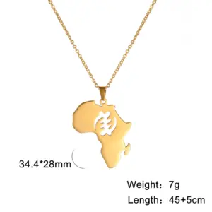 African Map Necklace for Women 18 Se3e07e1f1b474d838732307ff1da300a9