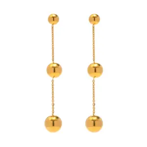 Stainless Steel Geometric Drop Earrings 13 Se3ee97a5d8354b7594188197e3eab864J