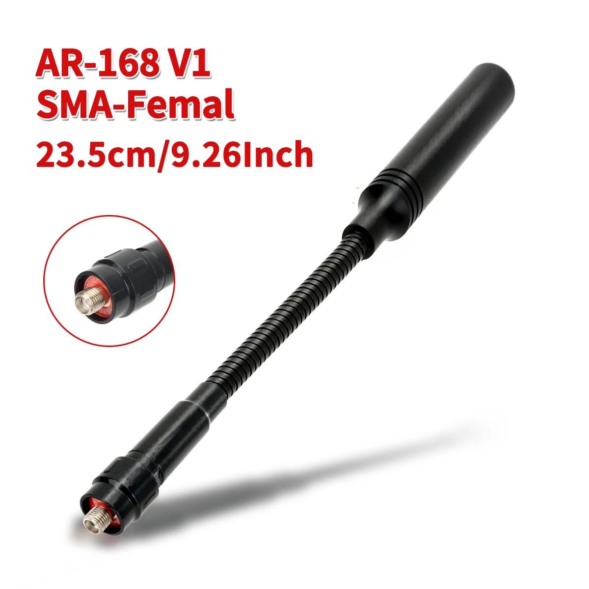 ABBREE Dual-Band Gooseneck Radio Antenna 23.5/31.3cm 8 ABBREE Dual-Band Gooseneck Radio Antenna 23.5/31.3cm - Image 8